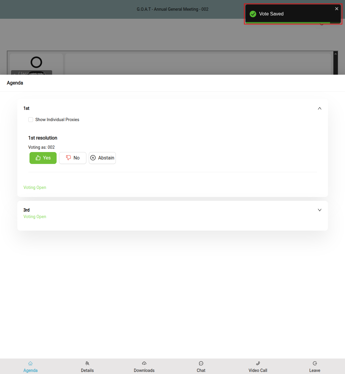 Please ensure you have a stable internet connection. If you do, consider downloading a new manual from admin.meetingpal.app
