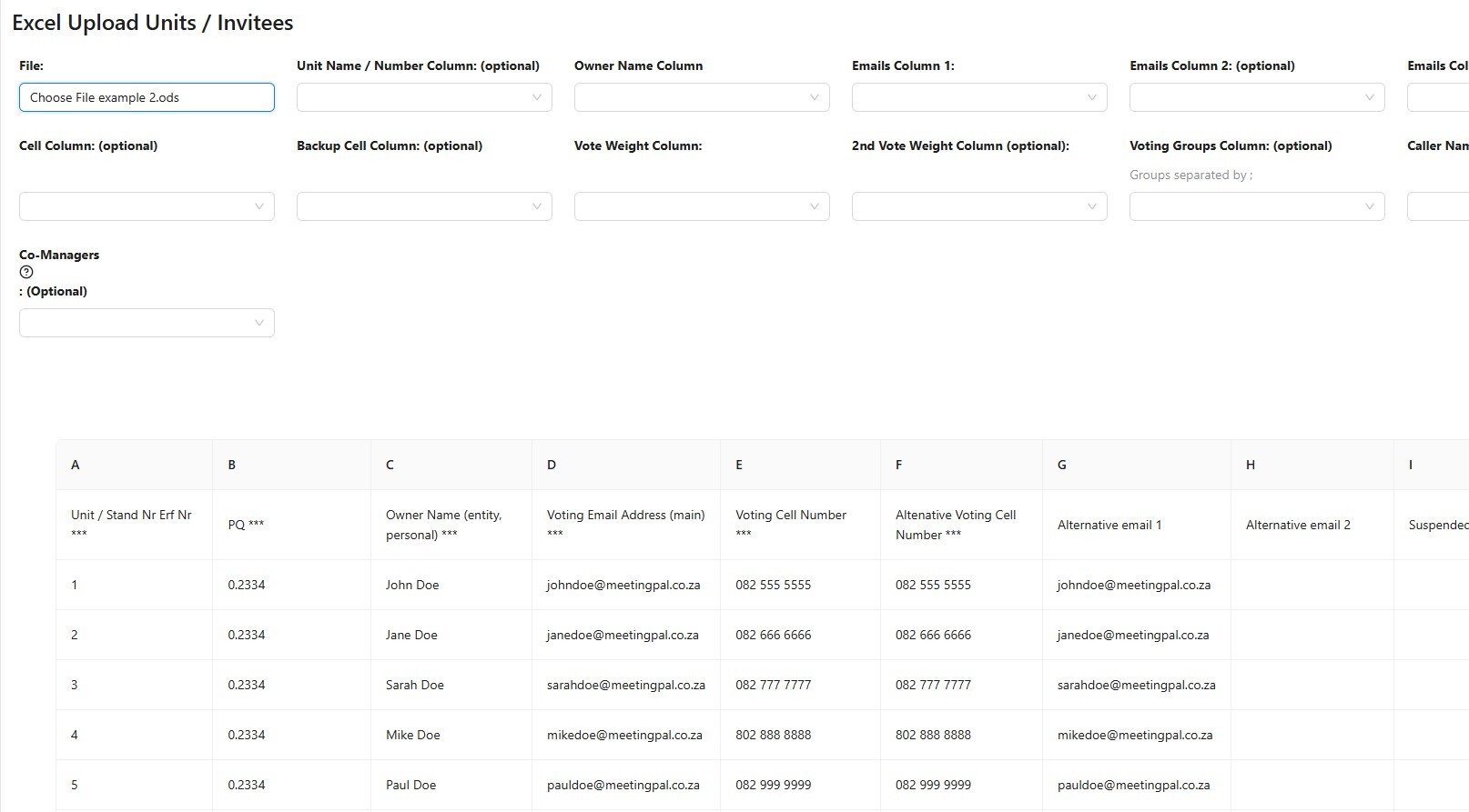 Please ensure you have a stable internet connection. If you do, consider downloading a new manual from admin.meetingpal.app